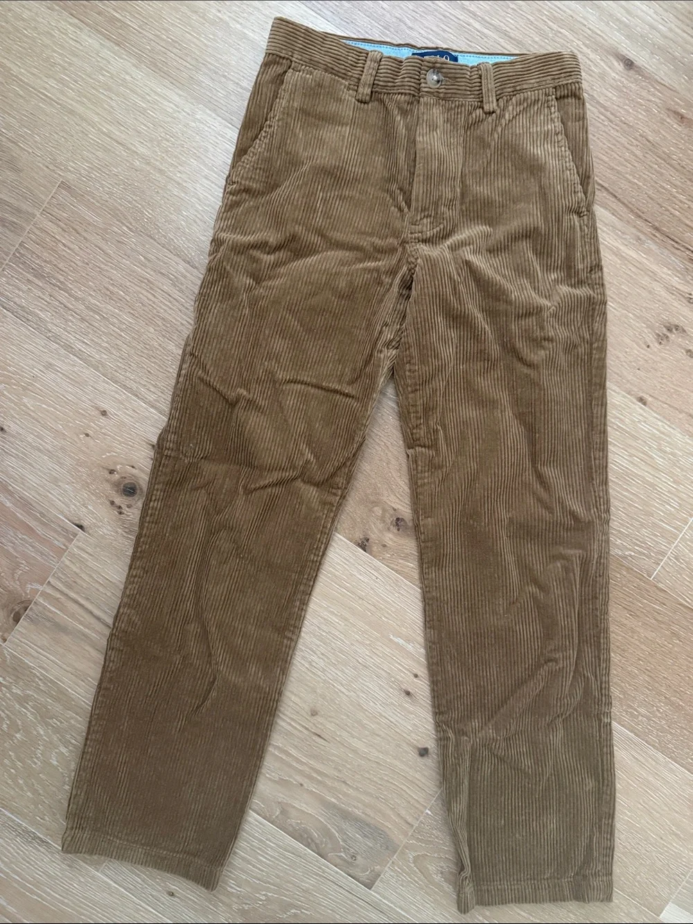 Boy’s Polo Ralph Lauren Corduroy Pants in Warm Brown - Straight Fit Size 7